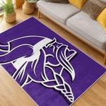 nfl minnesota vikings area rug non slip football carpet home decor gift idea for fans living room mv79