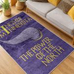 nfl minnesota vikings area rug non slip football carpet home decor gift idea for fans living room mv83