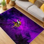 nfl minnesota vikings area rug non slip football carpet home decor gift idea for fans living room mv92