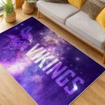 nfl minnesota vikings area rug non slip football carpet home decor gift idea for fans living room mv97