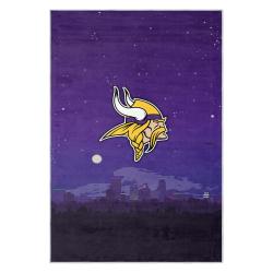 nfl minnesota vikings area rug non slip football carpet home decor gift idea for fans mv106