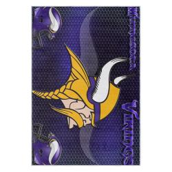 nfl minnesota vikings area rug non slip football carpet home decor gift idea for fans mv116