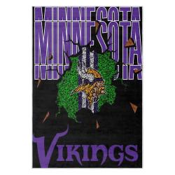 nfl minnesota vikings area rug non slip football carpet home decor gift idea for fans mv128