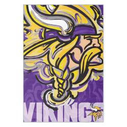 nfl minnesota vikings area rug non slip football carpet home decor gift idea for fans mv131