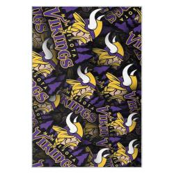 nfl minnesota vikings area rug non slip football carpet home decor gift idea for fans mv134