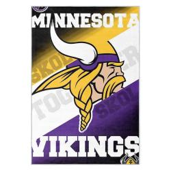 nfl minnesota vikings area rug non slip football carpet home decor gift idea for fans mv159
