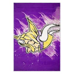 nfl minnesota vikings area rug non slip football carpet home decor gift idea for fans mv169