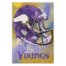 nfl minnesota vikings area rug non slip football carpet home decor gift idea for fans mv175