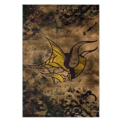 nfl minnesota vikings area rug non slip football carpet home decor gift idea for fans mv179