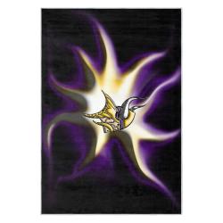 nfl minnesota vikings area rug non slip football carpet home decor gift idea for fans mv203