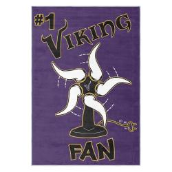 nfl minnesota vikings area rug non slip football carpet home decor gift idea for fans mv204