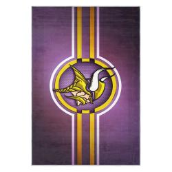 nfl minnesota vikings area rug non slip football carpet home decor gift idea for fans mv228