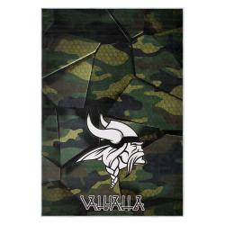 nfl minnesota vikings area rug non slip football carpet home decor gift idea for fans mv236