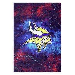 nfl minnesota vikings area rug non slip football carpet home decor gift idea for fans mv239