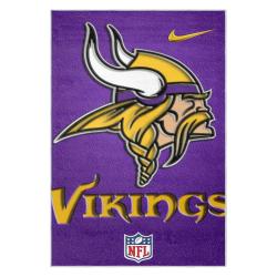 nfl minnesota vikings area rug non slip football carpet home decor gift idea for fans mv253