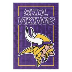 nfl minnesota vikings area rug non slip football carpet home decor gift idea for fans mv255