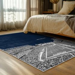 nfl new england patriots area rug non slip football carpet home decor gift idea for fans bedroom nep133