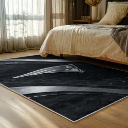 nfl new england patriots area rug non slip football carpet home decor gift idea for fans bedroom nep164