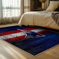 nfl new england patriots area rug non slip football carpet home decor gift idea for fans bedroom nep169