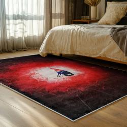 nfl new england patriots area rug non slip football carpet home decor gift idea for fans bedroom nep170