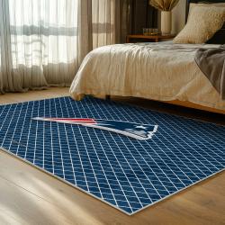 nfl new england patriots area rug non slip football carpet home decor gift idea for fans bedroom nep173