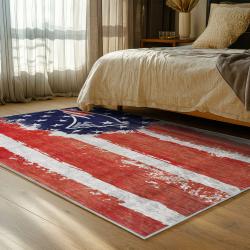 nfl new england patriots area rug non slip football carpet home decor gift idea for fans bedroom nep176