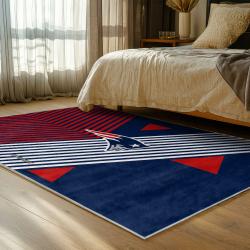 nfl new england patriots area rug non slip football carpet home decor gift idea for fans bedroom nep187