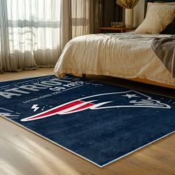 nfl new england patriots area rug non slip football carpet home decor gift idea for fans bedroom nep188