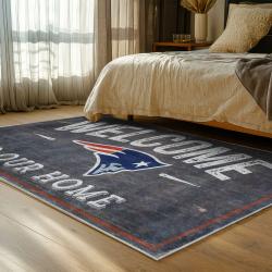 nfl new england patriots area rug non slip football carpet home decor gift idea for fans bedroom nep202