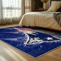 nfl new england patriots area rug non slip football carpet home decor gift idea for fans bedroom nep66