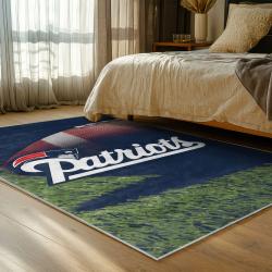 nfl new england patriots area rug non slip football carpet home decor gift idea for fans bedroom nep67