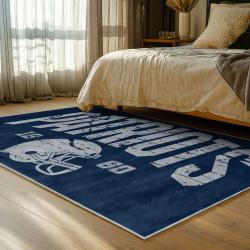 nfl new england patriots area rug non slip football carpet home decor gift idea for fans bedroom nep78