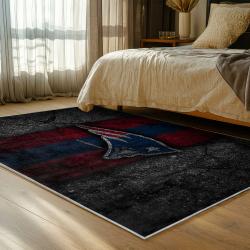 nfl new england patriots area rug non slip football carpet home decor gift idea for fans bedroom nep83