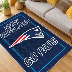 NFL New England Patriots Area Rug Non-Slip football Carpet Home Decor Gift Idea For Fans NEP104