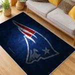 nfl new england patriots area rug non slip football carpet home decor gift idea for fans living room nep109