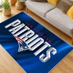 nfl new england patriots area rug non slip football carpet home decor gift idea for fans living room nep111