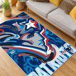 nfl new england patriots area rug non slip football carpet home decor gift idea for fans living room nep112