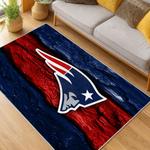 nfl new england patriots area rug non slip football carpet home decor gift idea for fans living room nep113