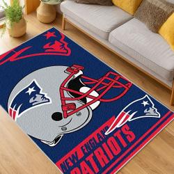 NFL New England Patriots Area Rug Non-Slip football Carpet Home Decor Gift Idea For Fans NEP116