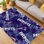 nfl new england patriots area rug non slip football carpet home decor gift idea for fans living room nep118