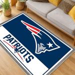 nfl new england patriots area rug non slip football carpet home decor gift idea for fans living room nep122