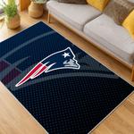 nfl new england patriots area rug non slip football carpet home decor gift idea for fans living room nep123
