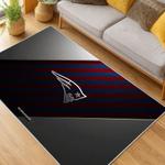 nfl new england patriots area rug non slip football carpet home decor gift idea for fans living room nep127