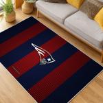 nfl new england patriots area rug non slip football carpet home decor gift idea for fans living room nep135