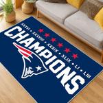 nfl new england patriots area rug non slip football carpet home decor gift idea for fans living room nep136