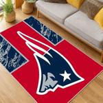 nfl new england patriots area rug non slip football carpet home decor gift idea for fans living room nep144