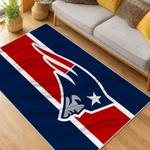 nfl new england patriots area rug non slip football carpet home decor gift idea for fans living room nep148
