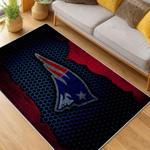 nfl new england patriots area rug non slip football carpet home decor gift idea for fans living room nep150