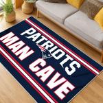 nfl new england patriots area rug non slip football carpet home decor gift idea for fans living room nep155