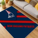 nfl new england patriots area rug non slip football carpet home decor gift idea for fans living room nep157